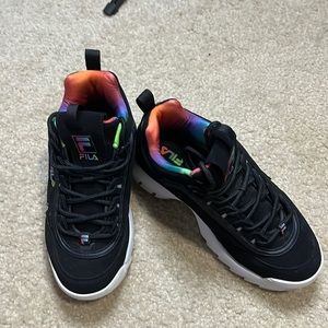 Fila-Black and white with colorful inside